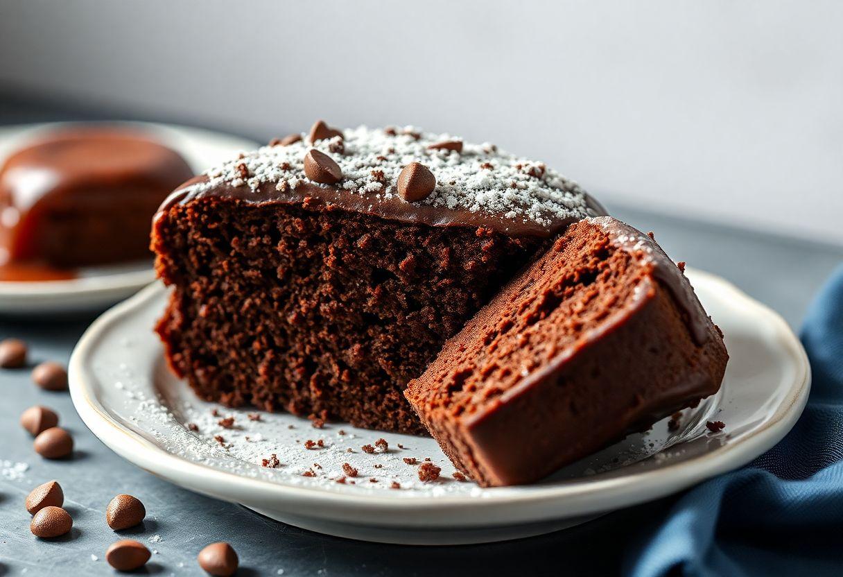 Bolo de Caneca de Chocolate Microondas