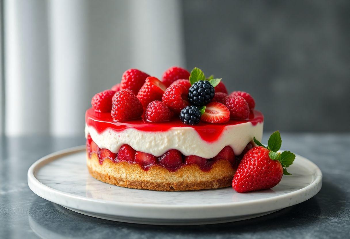 Cheesecake de Frutas Vermelhas