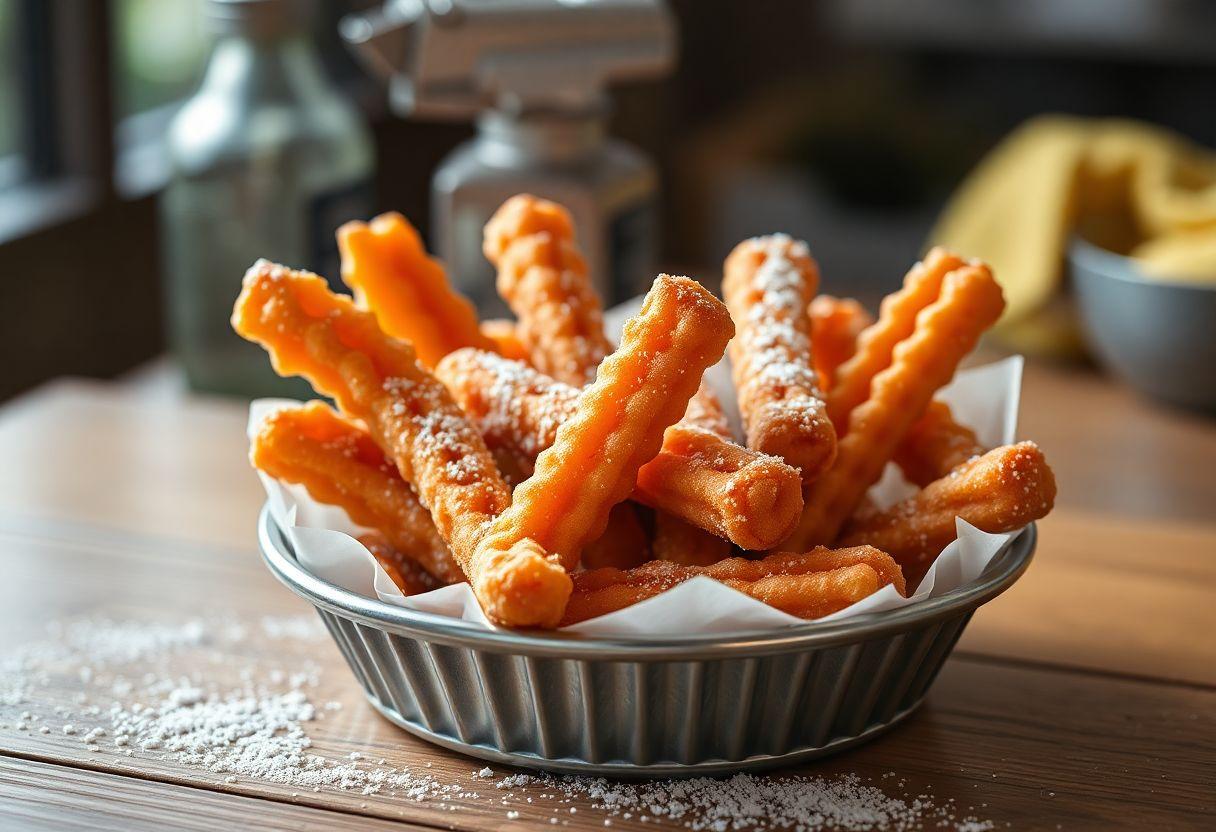 Churros Assado na Airfryer