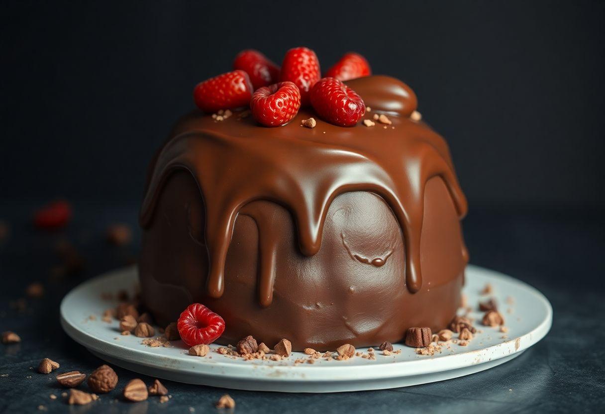 Cobertura de Chocolate Durinha para Bolo