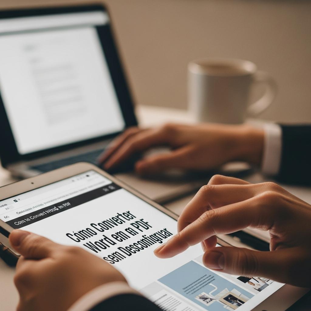 Como Converter Word em PDF sem Desconfigurar
