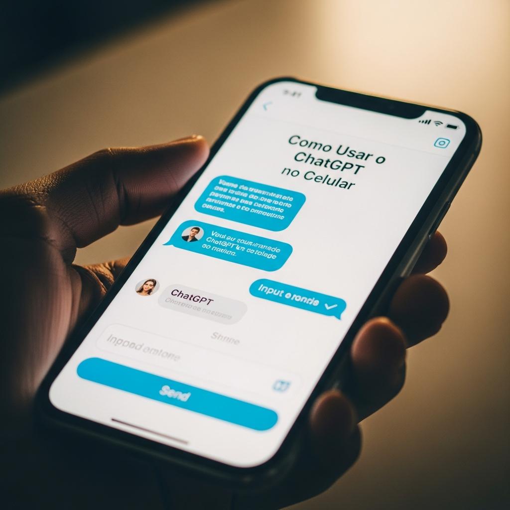 Como Usar o ChatGPT no Celular Android e iPhone