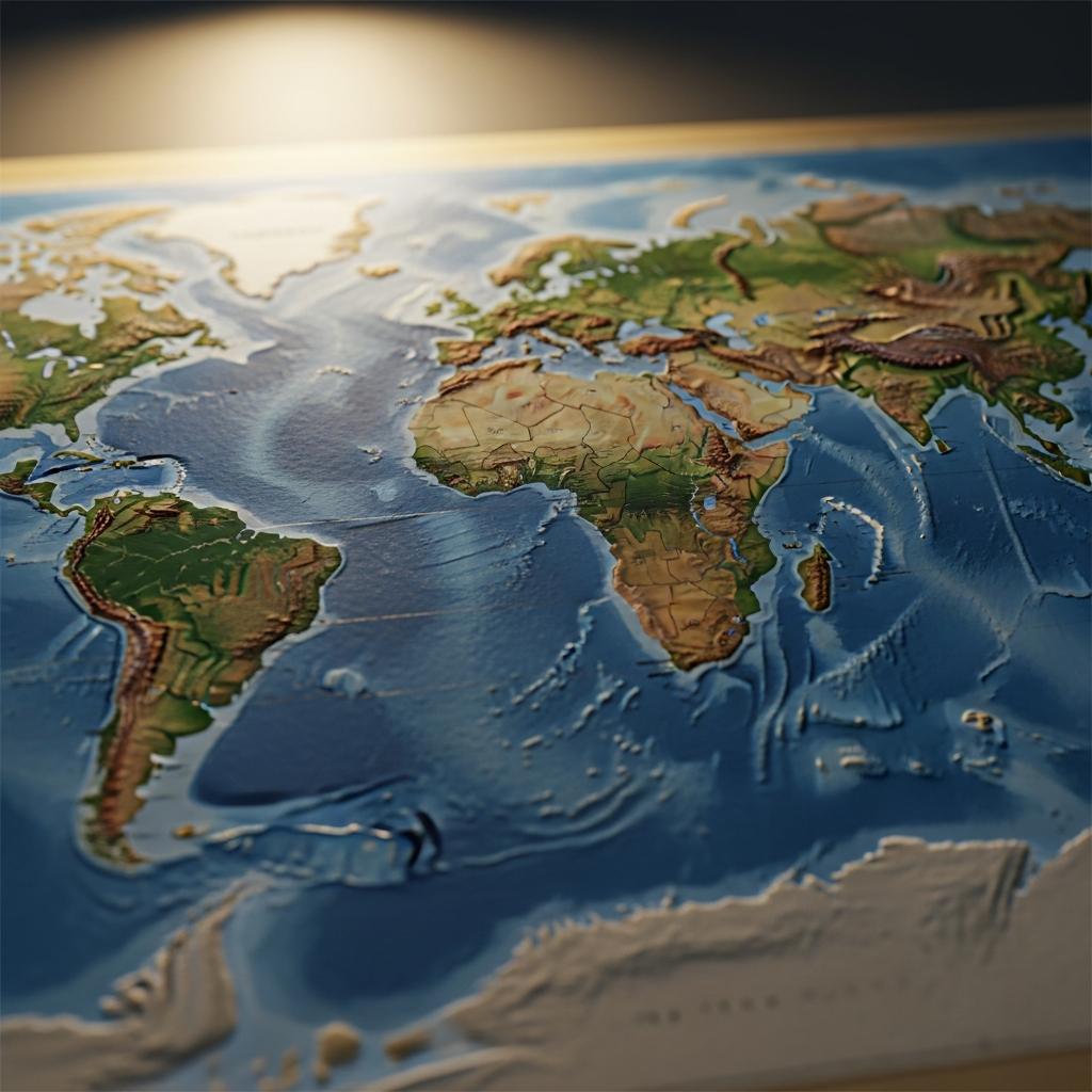 Mapa Mundi Político e Físico Completo em Alta Resolução