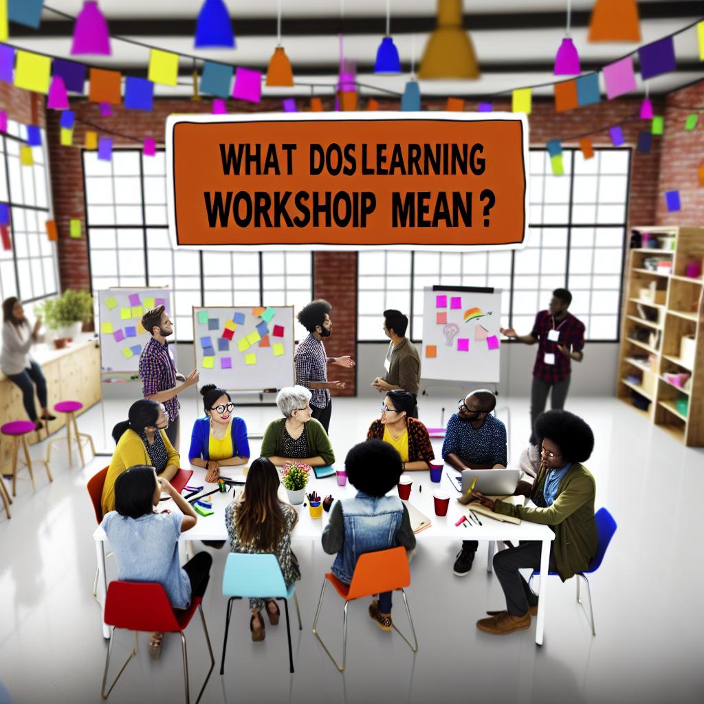 O QUE SIGNIFICA WORKSHOP OFICINA DE APRENDIZADO