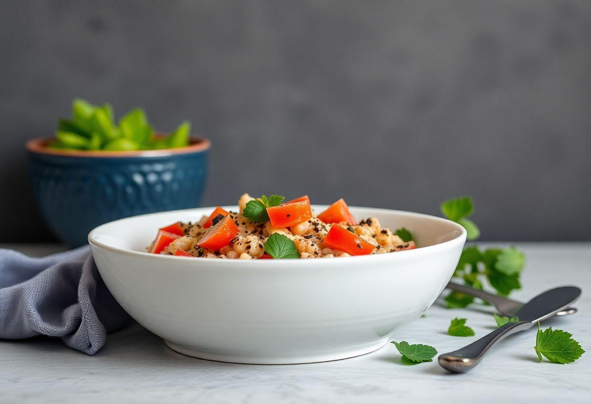 Receita de Salada de Grao de Bico