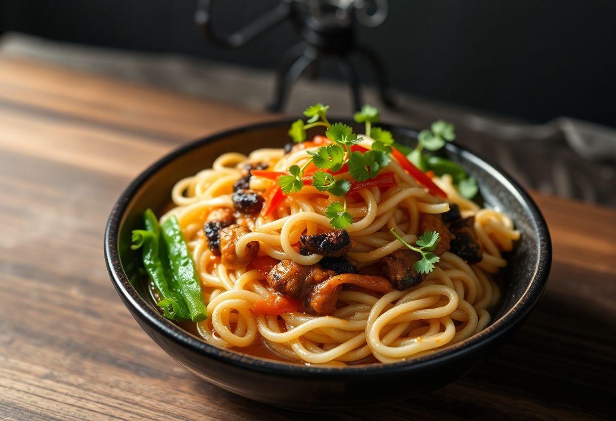 Receita de Yakissoba Misto