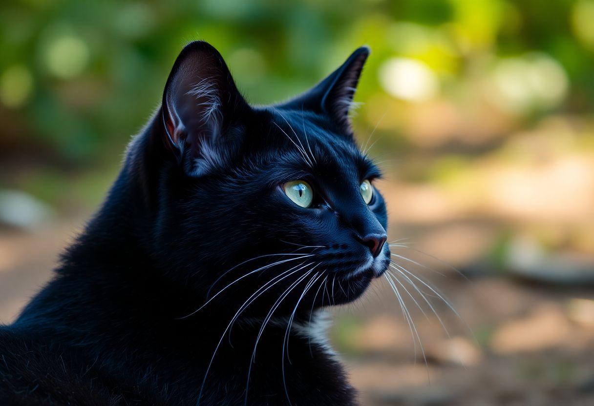 Sonhar com Gato Preto e Branco