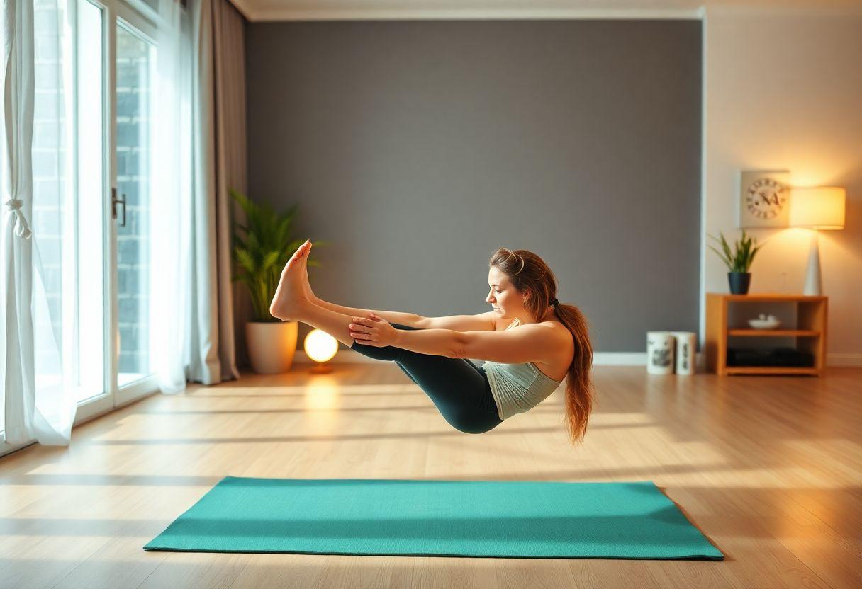 Pilates em Casa para Iniciantes