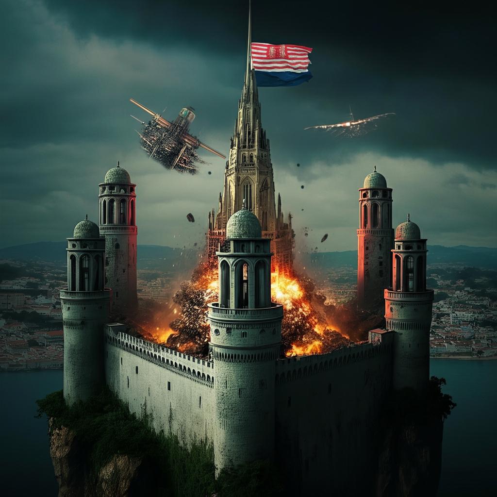 Implosao torre palace