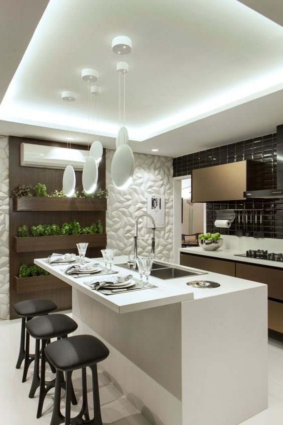 Decoração de cozinha americana: veja 7 pontos essenciais - SHAE