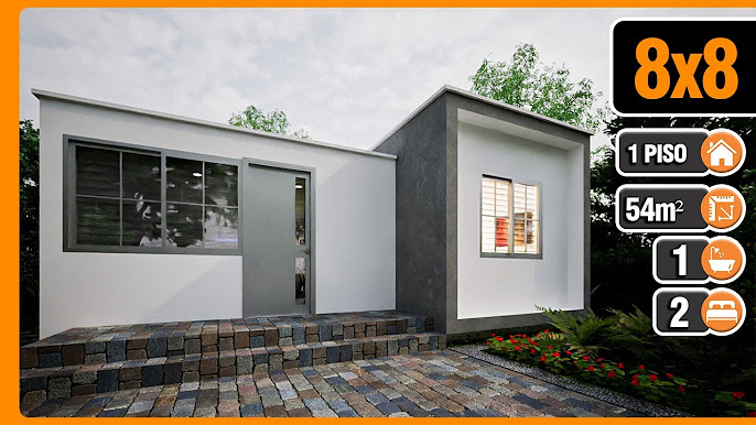 Diseños de Casas Pequeñas y Económicas | Diseño Moderno Y Barato | Small House Design | Tiny House - YouTube