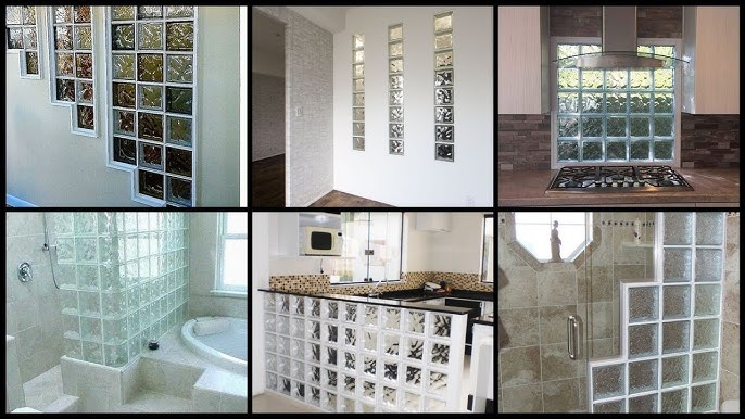 42 Idéias de acabamento com tijolos de vidro para sua reforma ou construção!