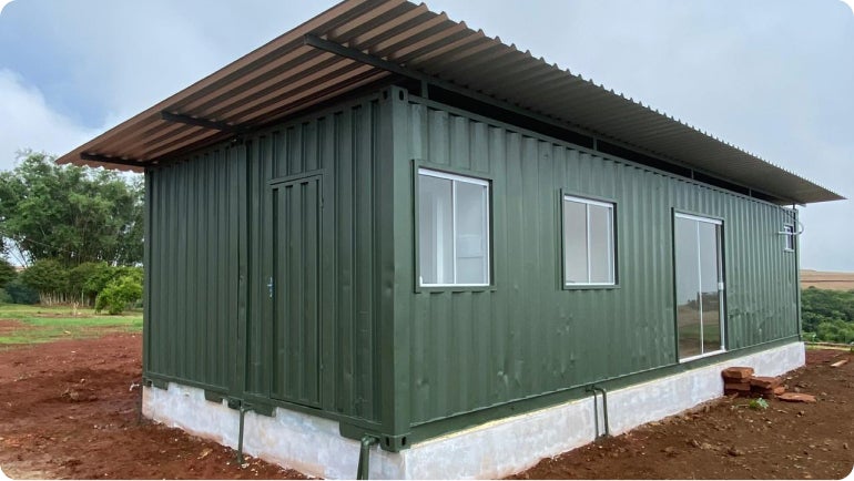 Casa Container de 60m² - Dois Containers 40 Pés Sustentável