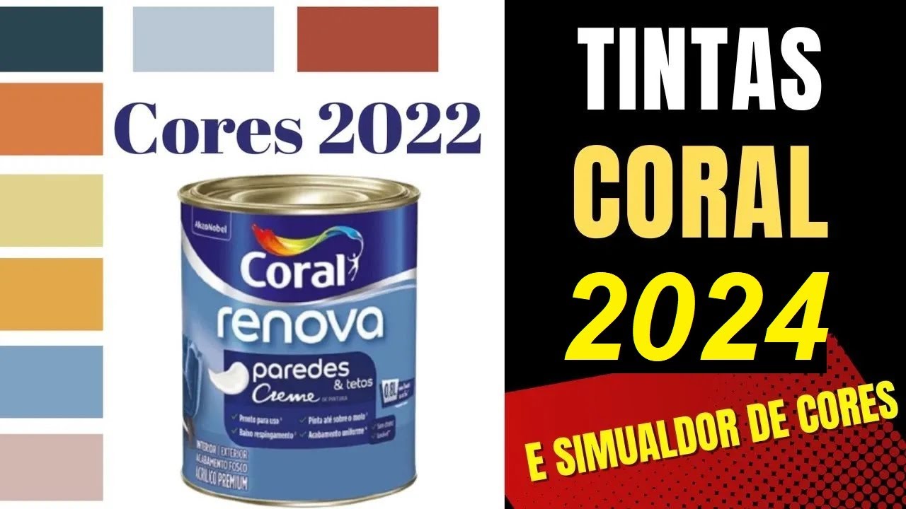 TINTA CORAL | VEJA O SIMULADOR DE CORES PARA COLOCAR A COR CERTA EM SUA CASA