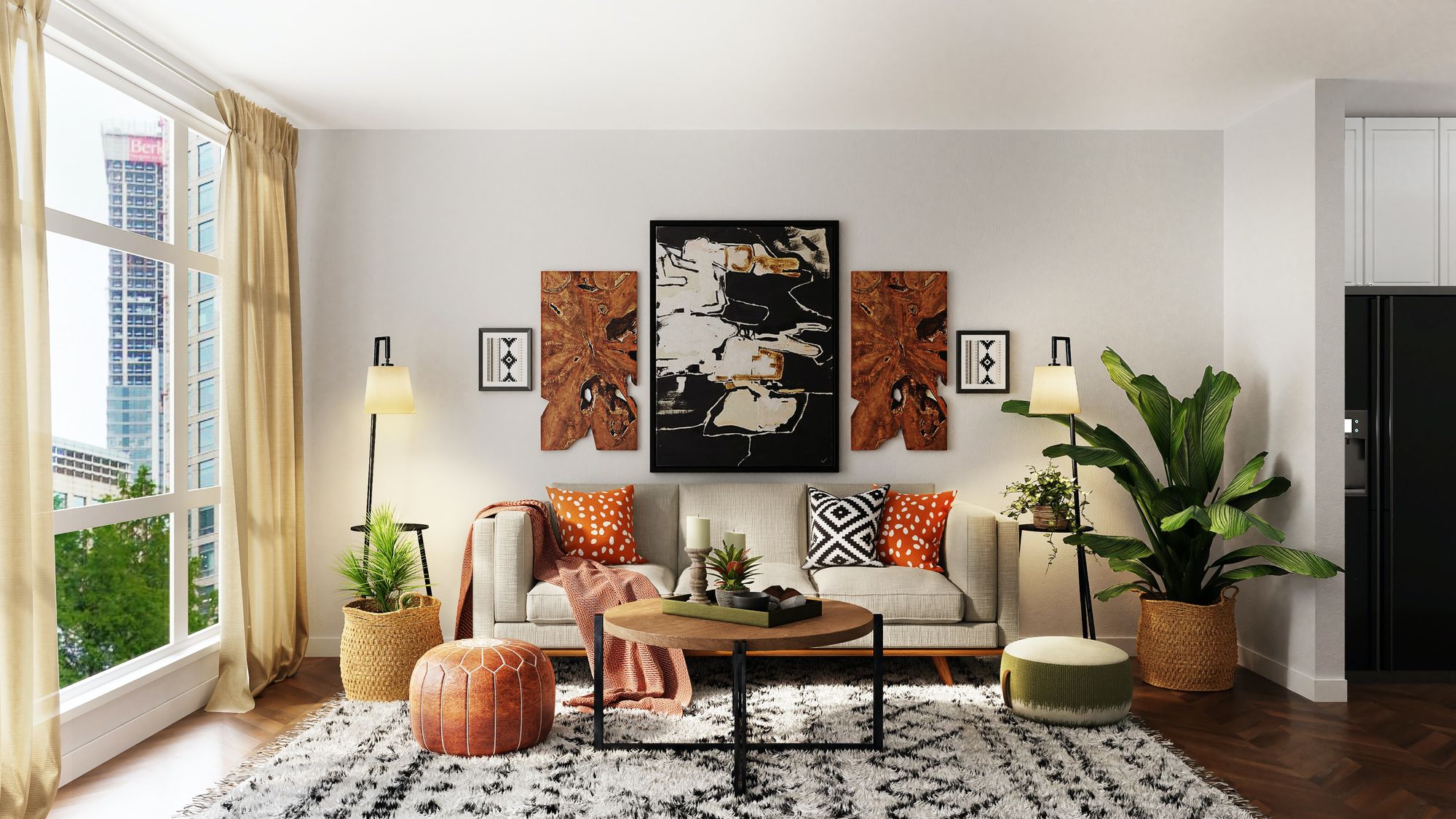 Decoración de interiores de salas de estar 2025-26 | Planner 5D